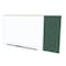 Ghent Combo Whiteboard/Bulletin, Mag Por/Rcycld, Styl C, 4 ft H x 8 ft W, Confetti SPC48C-ATR-CF - alternate 1